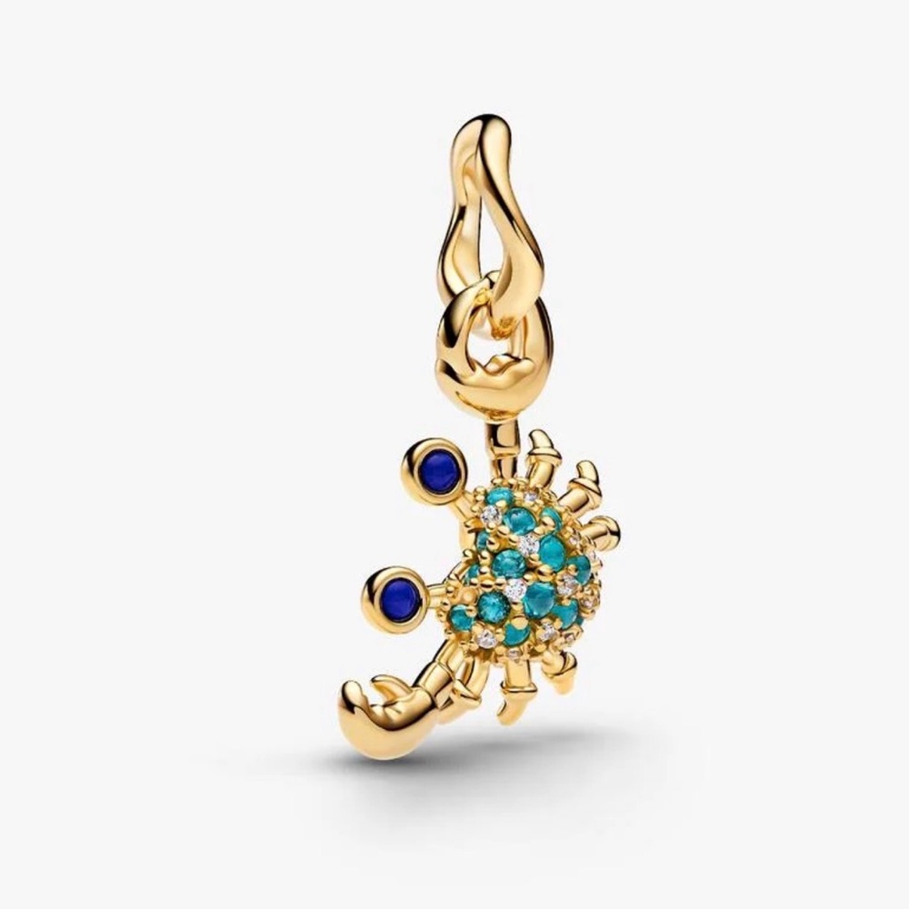 Authentic Pandora Crab Dangle Charm